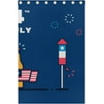 thumbnail image 5 of Coolnut July 4th Celebration Day Blackout Curtain for Bedroom, 2 Panels Thermal Insulated Blackout Drapes Long Darkening Curtains with Grommets for Living Room 55 x 72 Inch, 5 of 5