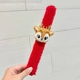thumbnail image 4 of Christmas Slap Bracelets,1PCS Christmas Snap Bracelet Party Favors Xmas Slap Bands Include Santa Claus Snowman Reindeer Bear Xmas Decorations,Bulk Christmas Gifts(D), 4 of 9
