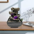 thumbnail image 3 of POINTERTECK Electric Table Fountain Waterfall Soothing Relaxation Built-in Automatic Pump indoor for Crafts   A, 3 of 8