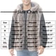 thumbnail image 2 of Ceisia Men's Loose Fit Faux Fur Hooded Vest with Vertical Stripe Texture Gift, 2 of 7