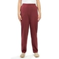 thumbnail image 5 of Turtle Bay New York Women's Plus Size Knit Pull on Pants - Cotton Blend Sweatpants with Flat Front Waistband and Side Seam Pockets, 5 of 6