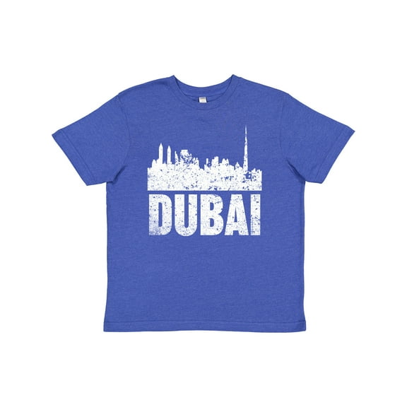 Inktastic Dubai City Skyline with Grunge Youth T-Shirt