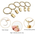 thumbnail image 2 of 30 Piezas Anillos de Cortina con Clips, Argollas para Cortinas ​Clips de Cortina Anillos, Decorativos de Metal Cortina Anillo con Gancho Ventana Anillos para Cortinas, 2 of 5