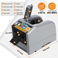 thumbnail image 2 of Máquina cortadora de cinta, dispensador automático de cinta de 999 mm, modos duales para cortar con precisión, ideal para fábricas, escuelas, tiendas de regalos y el hogar, 2 of 8