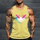 thumbnail image 1 of Camiseta sin mangas de cuello redondo para hombre, con estampado de Halloween, cuello redondo, estilo informal, deportiva, para hombre, 1 of 5