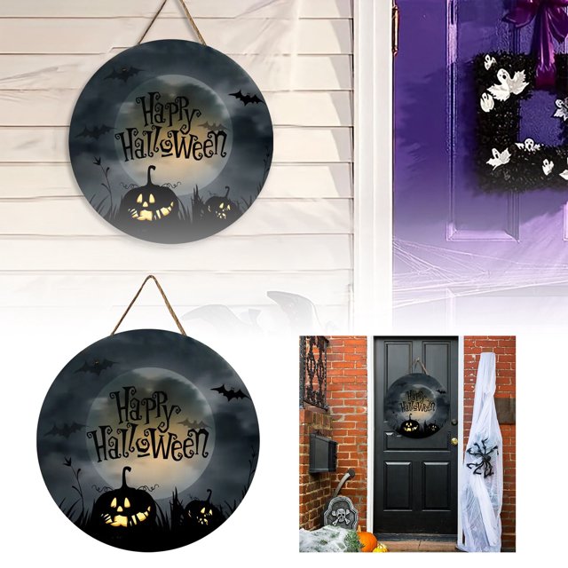 Effrayant Votre Entrée avec Ce Panneau de Porte Envoûtant d'Halloween!