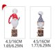 thumbnail image 5 of Injueey Muñeco de gnomo, adorno de Navidad, decoración navideña, suministros de vacaciones, artesanía, adorno, tarjetas multiusos, Clip, Kits de decoración para fiestas patrón de tiras, 5 of 6