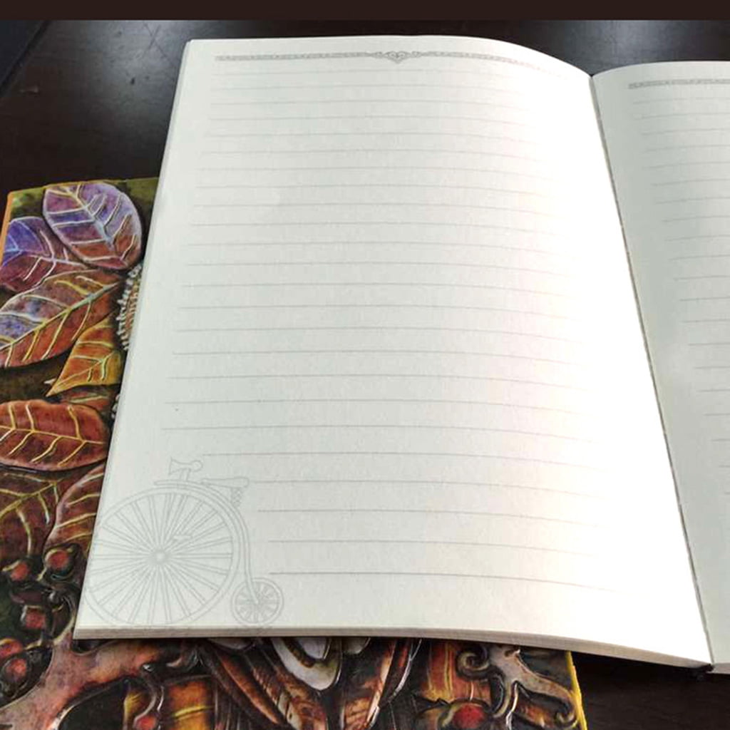 Necvior 3D Carving Owl Embossed Notebook Journal Notepad Travel Diary Planner Sketchbook