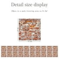 thumbnail image 2 of 20 sheet Peel and Stick Backsplash PVC Wall Tile, 10x10cm Rustic Self Adhesive Wall Tile for Kitchen, Bathroom, Fireplace, Bedroom Vintage Mosaic, 2 of 8