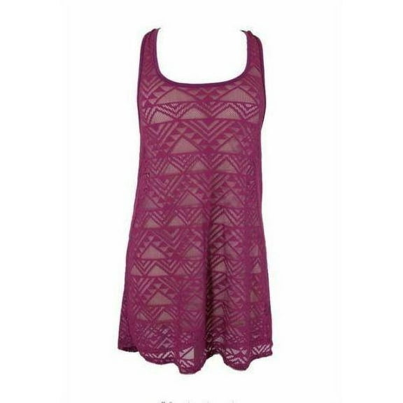 Miken Women's Sleeveless Pullover Tunic Swim Cover-Up in Wild Aster