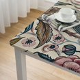 thumbnail image 4 of nygtbtfer Designer Tablecloth,Beige Provencal Floral Pattern Table Cloth for Rectangle Tables,Italian Anti-Fading Table Cover Decor for Kitchen Dinning Thanksgiving Christmas, 4 of 7