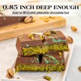 thumbnail image 2 of Molde de chocolate de silicona Deep Dubai, molde de chocolate grande de 0,85 pulgadas, molde de caramelo de silicona grueso dividido con 8 compartimentos, 2 of 5