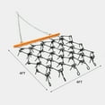 thumbnail image 7 of Accreate Black Mesh Harrow, Tow-Behind Chain Harrow with Fixed Cylinder for Soil Breaking & Pasture Maintenance, 7 of 7