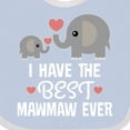 thumbnail image 4 of Inktastic Best Mawmaw Ever Grandchild Boys or Girls Baby Bib, 4 of 4