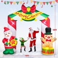 thumbnail image 2 of Decoraciones inflables navideñas para exteriores de Santa Danxilu de 6 pies, 2 of 9
