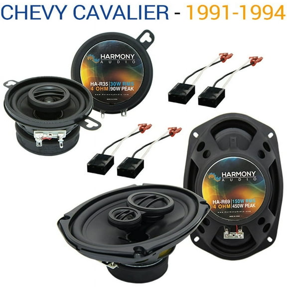 Chevy Cavalier 1991-1994 Factory Speaker Upgrade Harmony R35 R69 Package New