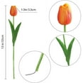 thumbnail image 5 of 20PCS Tulips Artificial Flowers Real Touch Tulips Flowers for Decoration 13.5" Tulips Flowers Bulk Artificial Tulips Flowers for Vase Centerpieces Home Wedding Bouquet, 5 of 7