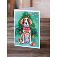 thumbnail image 2 of Welsh Springer Spaniel Christmas Greeting Cards Pack of 8 7 in x 5 in, 2 of 3