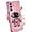 2-Pink, variant on for Samsung Galaxy A25 5G Phone Case Women Girls Cute Astronaut Glitter Sparkly Girly Cover with 6D Astronaut Hidden Stand Kickstand Design Sparkle Bling Cases for Samsung A25 5G 6.5'' Pretty