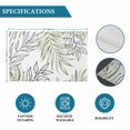 thumbnail image 6 of Sage Green Leaves Placemats Set of 6, Abstract Modern Geometric Lines Simple Art Placemats for Dining Table, Place Mats for Kitchen Tabletop, Waterproof Wipeable Dining Table Mats Set, 6 of 9
