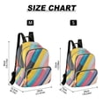 thumbnail image 2 of FORMRS Mini Backpack Purse for Women Travel Daypack Casual Shoulder Bag, Color Striped, 2 of 7