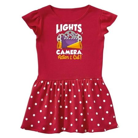 

Inktastic Film Directing Future Movie Director Gift Toddler Girl Dress