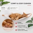 thumbnail image 4 of Cat Wall Hammock Mounted Bed For Large Cats, Holds Up To 35 Lbs, 4 of 9