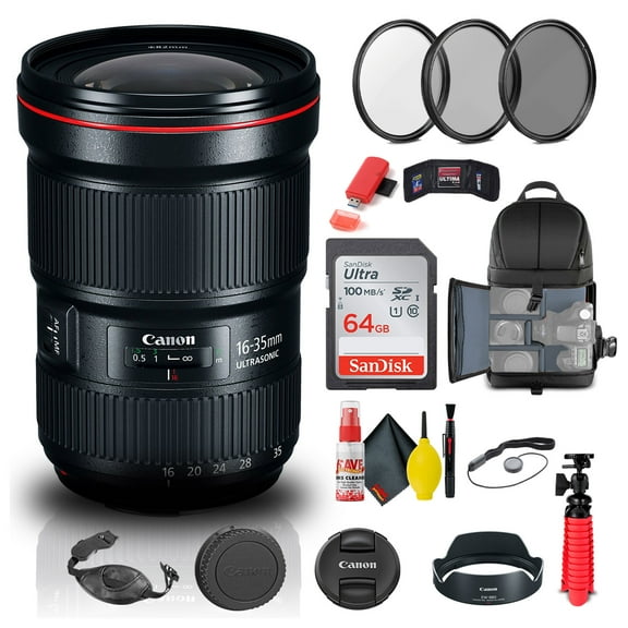Canon EF 16-35mm f/2.8L III USM Lens (0573C002)   Filter Kit   BackPack   More (International Version)