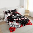 thumbnail image 3 of Homewish Gamepads Gamer 2pcs Bedding Comforter Set For Female Men Teens,Video Game Twin Comforter Sets,Abstract Game Breathable Bedding Set,Ultra Soft Home Decor,Reversible, 3 of 8