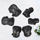 thumbnail image 5 of EeaseMX Kit de protección deportiva de 6 piezas, rodilleras, coderas y muñequeras, talla M, color negro., 5 of 8