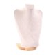 thumbnail image 3 of Exhibidor de collares, cadena, busto, soporte, organizador de joyas, soporte para busto de joyería Terciopelo beige de 30 cm, 3 of 9