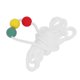 thumbnail image 1 of Cuerda De Bola Tricolor, Visión De Cuerda De Enfoque, Herramienta De Entrenamiento De Convergencia De Visión Con Ganchos Ajustables Y Cinta Métrica Bola De Insuficiencia De, 1 of 7