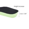 thumbnail image 2 of Ofertas Únicas 2 Pares de Almohadillas para Zapatos de Aumento de Altura Invisibles Duraderas Verde, Negro 0.98", 2 of 5