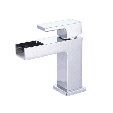 Axio Single Handle Waterfal Bathroom Faucet (Chrome)