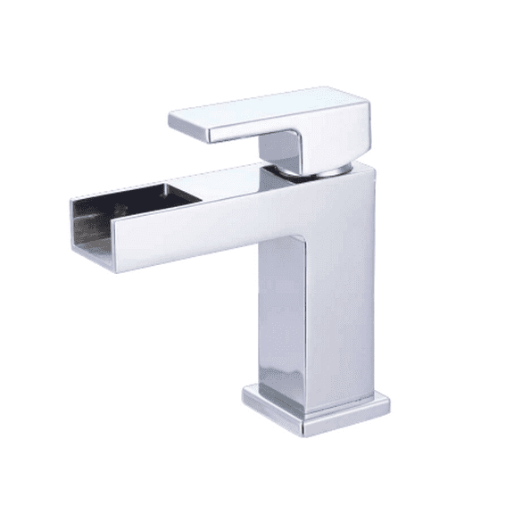 Axio Single Handle Waterfal Bathroom Faucet (Chrome)