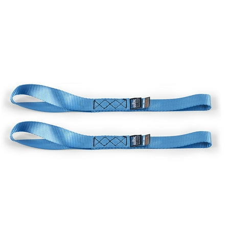 Borne Off-Road Heavy-Duty Ratchet Tie-Down Kit (2-pack)  Blue
