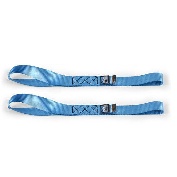 Borne Off-Road Heavy-Duty Ratchet Tie-Down Kit (2-pack)  Blue