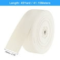 thumbnail image 2 of Twill Tape, 1Pack 45 Yard x 70mm - Cotton Fabric Ribbon, Roll Herringbone Tape for Clothing, Bags (Beige White), 2 of 5