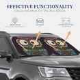 thumbnail image 4 of Balery 2 Piece Boho Owl Car Windshield Sun Shade|Foldable Front Windshield Shade for Car Front Window for Most Sedans SUV Truck-Small, 4 of 7