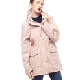thumbnail image 2 of Rokka&Rolla Veste de Pluie Imperméable à Capuche pour Femmes, Coupe-Vent de Randonnée en Plein Air, 2 of 4