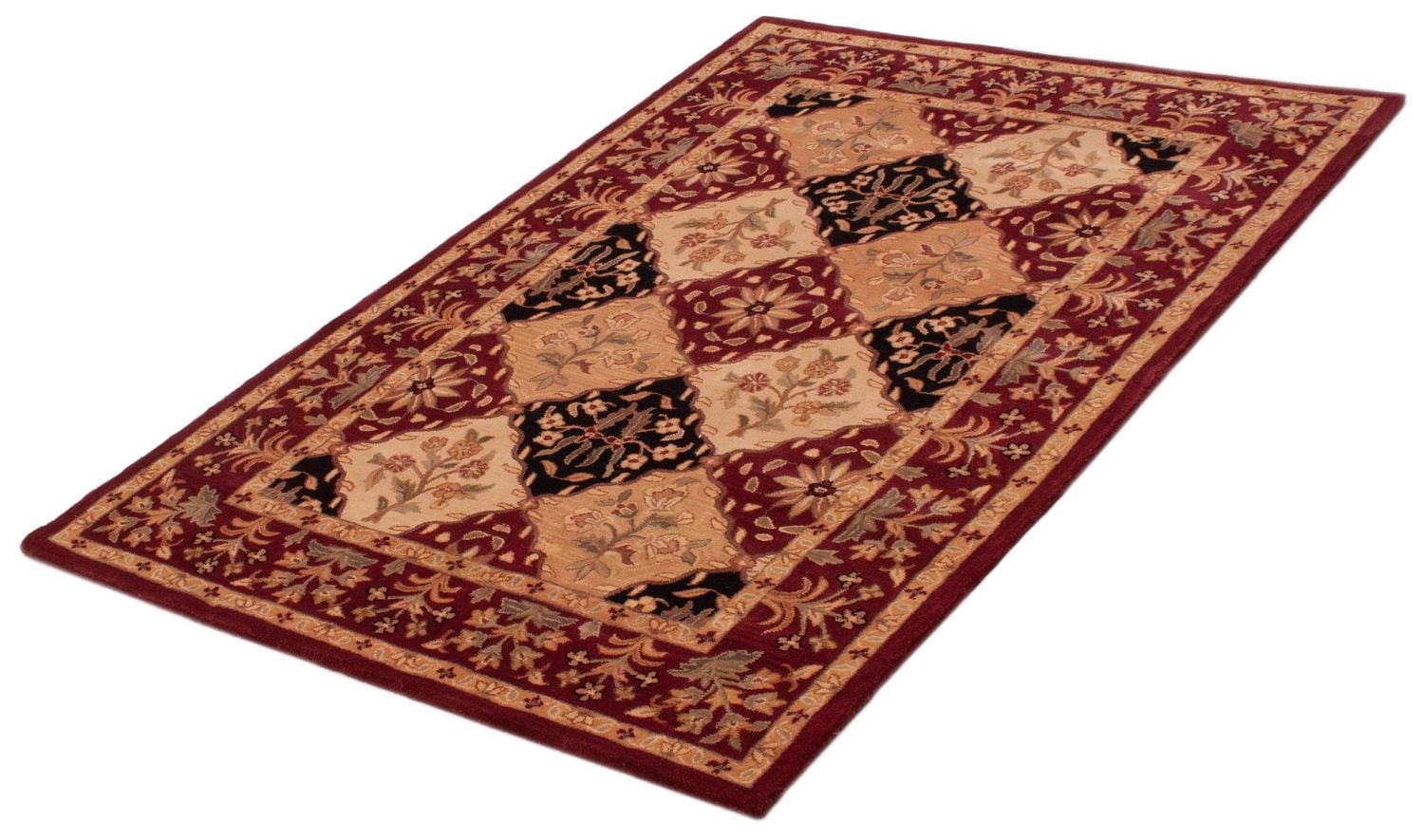 ECARPETGALLERY Timeless Burgundy Rug 5'3" x 7'10"