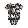 thumbnail image 6 of Sigee Laying Hens And Roosters for Baby Unisex Baby Cotton Short-Sleeve Bodysuits Soft Cotton, Breathable-6 Months, 6 of 7