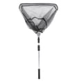 thumbnail image 1 of Ccdes Filet de Débarquement de Pêche, Filet de Débarquement de Pêche Triangulaire Durable de 1,5 m Pliable avec Poignée à Perche Télescopique, Filet de Débarquement de Pêche Triangulaire, 1 of 8