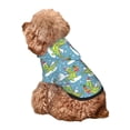 thumbnail image 5 of Gaeub Dino Christmas Adventure Snowy Blue Dog Hoodie Sweatshirts Warm Dog Clothes for Small Dogs,Puppy and Cat Costume-Medium, 5 of 7