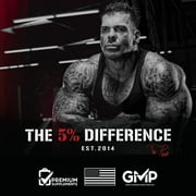 5% Nutrition Code Red Pump Capsules, Nitric Oxide Pre Workout Supplement with Glycersize S7, 100 Ct