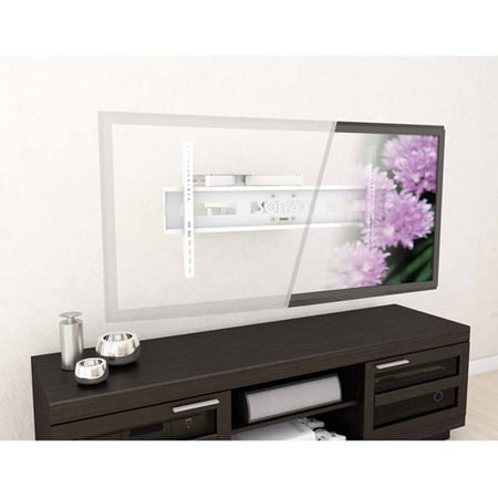 Sonax M-011-MPM Full Motion Flat Panel White Wall Mount for 37" - 70" TVs