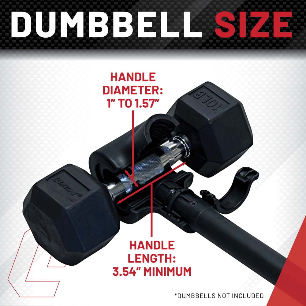 Lifeline Fitness Dumbbell Converter Set – Transform Dumbbells into Barbell & Kettlebell