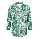 thumbnail image 5 of Camisas de Cuello de la Tripulación de Manga Corta para las Mujeres Estilo Hawaiano No Estructurado Impreso Cuello Acampanado Blusa de Manga Larga Camisas de Cuello de la Tripulación de Manga Larga p, 5 of 6