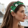 thumbnail image 5 of Christmas Accessories Festive Knotted Headband Cute Women Wide Turban Style Hair Decoration for Holiday Celebration Elegant Hair Clip, 5 of 5