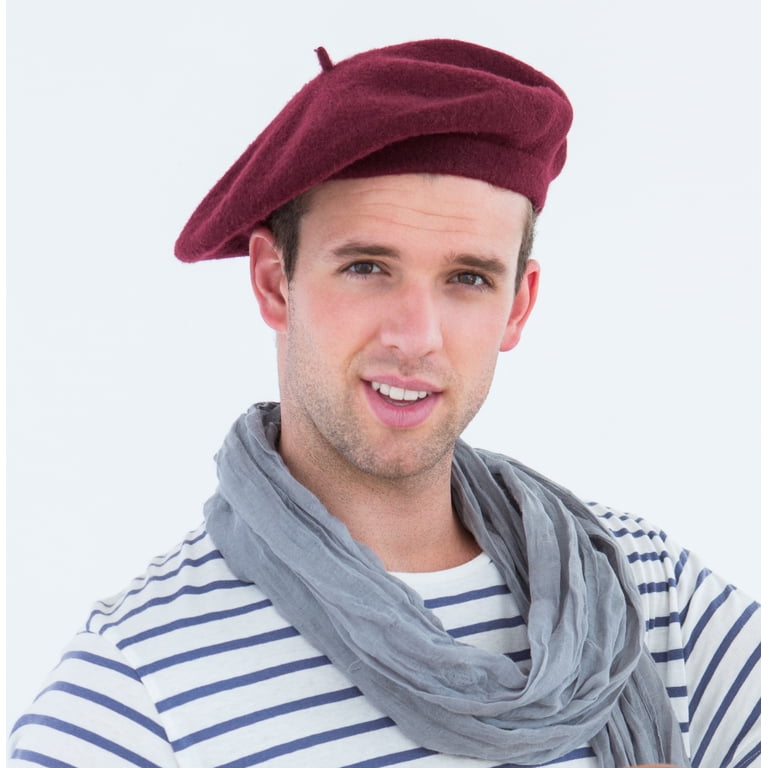 Hat Attack Classic Wool Beret (Black) - Walmart.com